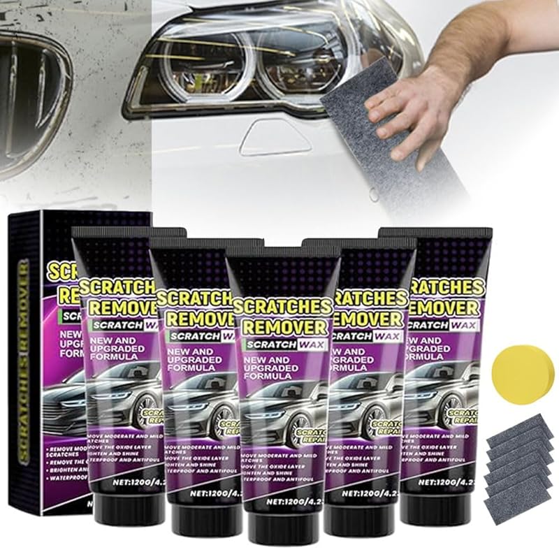 Nano Cloth Car Scratch Remover Set, 2025 New Nanowipe Cloth for Car Scratches, Car Scratch Repair Paste Car Wax Polish, Car Scratch Repair Kit for