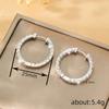 Luxury Elegant Hoop Earrings for Evening Dress Matching