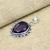 Amethyst Gemstone Handmade 925 Sterling Silver Adorable Pendant For Thanksgiving Gift