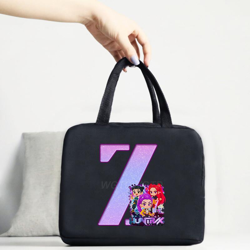 Детские Девочки Kpop Руми Зои Мира Дерпи Саджабойс С Принтом Студенческие Водонепроницаемые Сумки для Еды Ланч-бокса Повседневные Сумки 221813cm 990₽