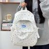 Schoolbag new backpack Japanese light original style European and American leopard print polka dot high value high school students large capacity