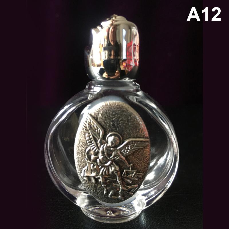 Kutsal Su İsa Şişesi Dini Haç Şişesi Hıristiyan Bakire Heykel Şişesi