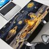 Large Mouse Pad Oil Painting Style Office Desk Mats Gaming Accessories Artistic Style Astronaut MousePads Game Laptop Desk Mat