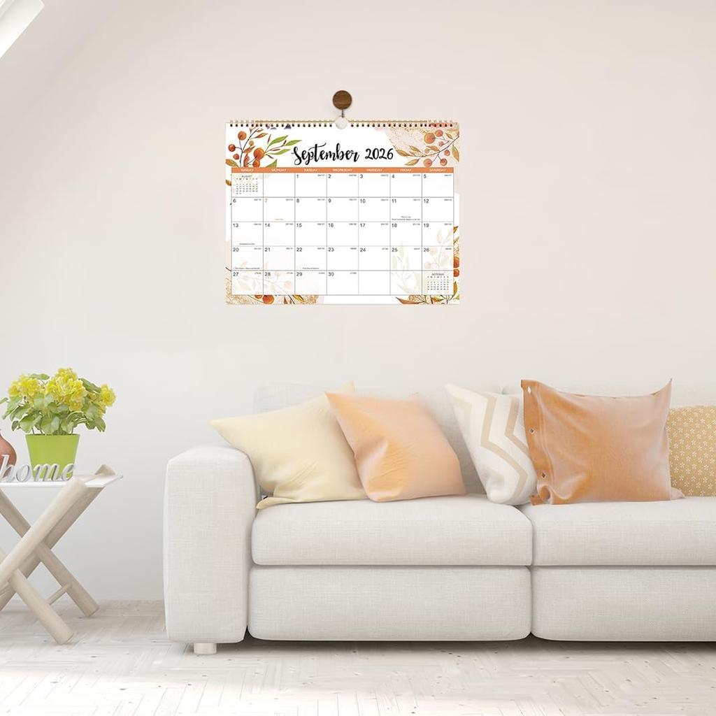 2026 Calendar - 2026 Wall Calendar from July 2025 to December 2026, 11.6''x14.8'', 2026 Wall Calendar 18 Months with Large Blocks for Writing,
