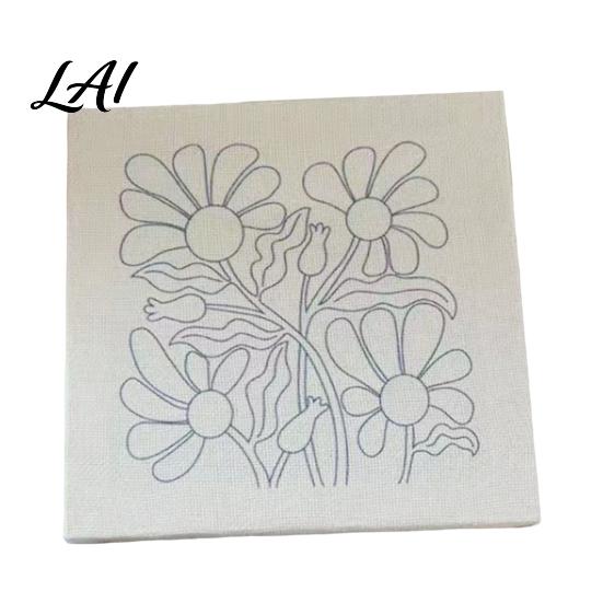 DIY Craft Kit for Adults Floral Punch Needle Kit Beginners Embroidery Flower Stress Relief Handcraft Activity Pattern Stitch Carft Adults Handmade