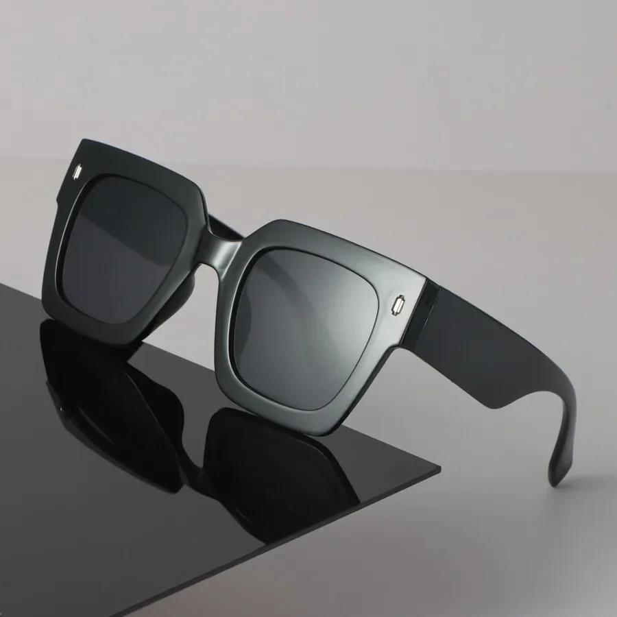 Quadratische Sonnenbrille Damen Herren Vintage Spiegelglas Stylische Sonnenbrille Unisex Persönlichkeitsfarben Oculos De Sol
