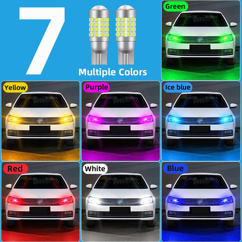 2PCS For Dodge Durango 2008-2021 Car Led Bulb T10 W5W width lights side marker position Signal Lamp 12V 24V Clearance Lights