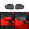 Fiat 500 Carbon Fiber Side Mirror Cover Sticker