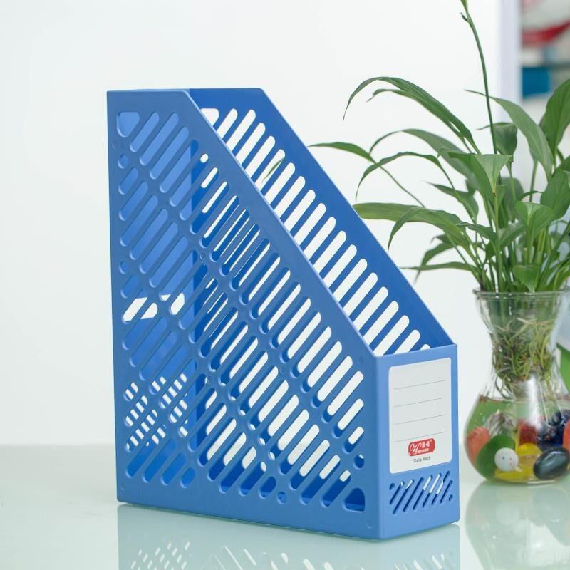 

Одноярусный пластиковый настольный держатель для файлов - Настраиваемый логотип, Органайзер для офисных принадлежностей, Утолщенный одинарный отсек