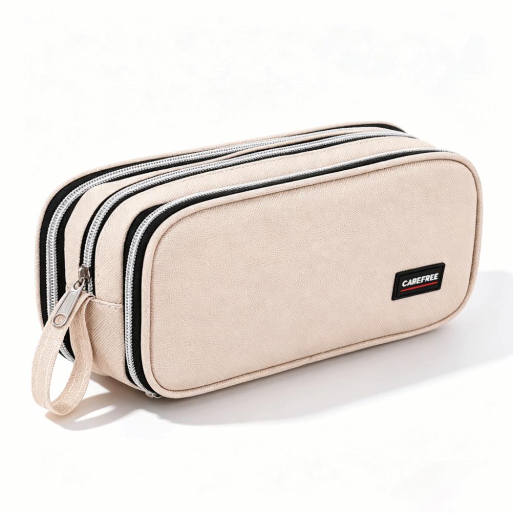 Three-Layer Stationery Box Multi-Functional Stationery Organizer Pencil Bag  Elementary School
