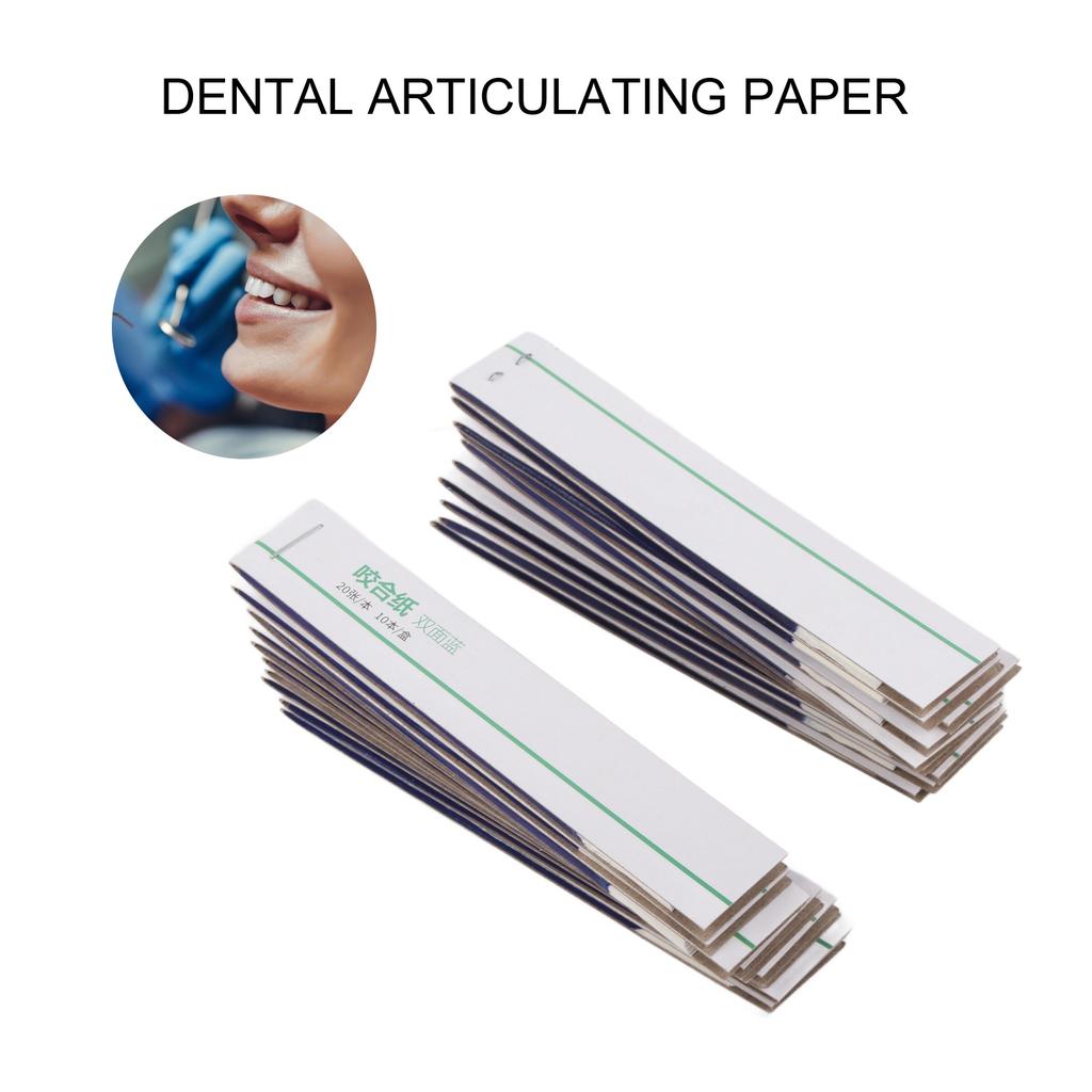 Dental Bite Articulating Paper Strips Dental Oral Teeth Care Dentist Supplies Accessory