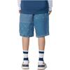 Li Ning Sports Basketball Collection Denim Shorts Unisex Blue AJSR009-1