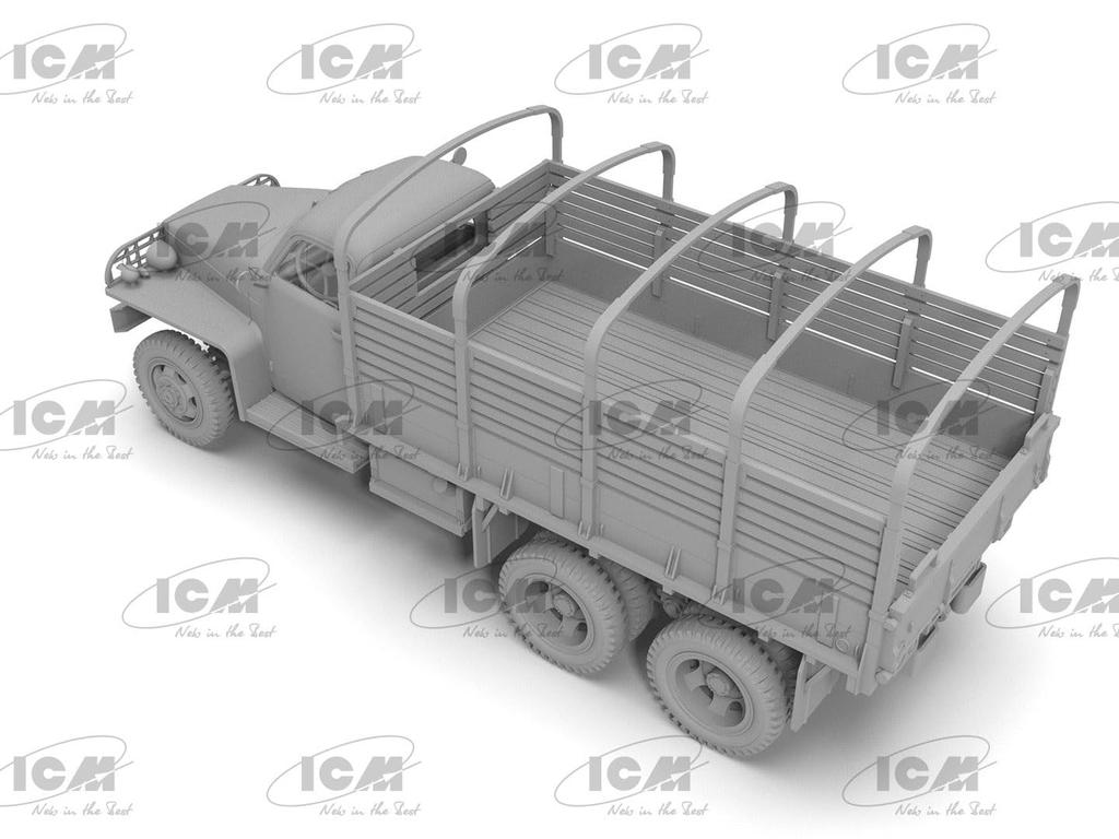 ICM American Studebaker Military Truck Plastic Model 35490 1/35 US6-U3