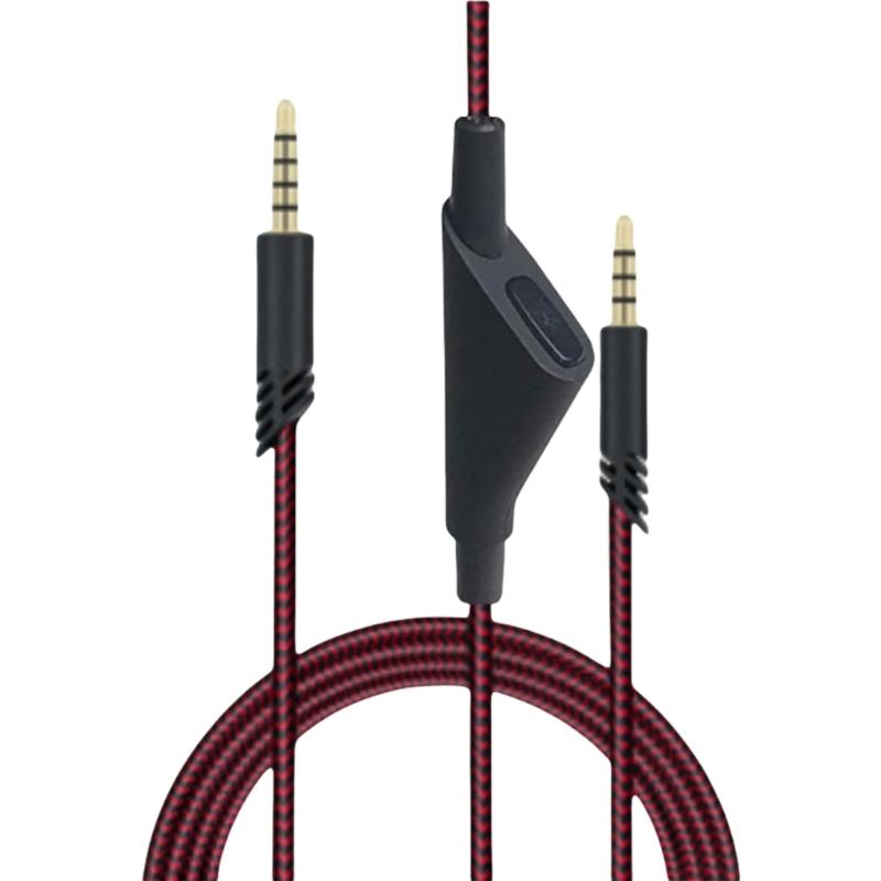 

High Fidelitys 3.5mm Braided Headphone Cable Durability Design Gold Plate Plugs for A10 A40 A50TR MixAmp Accessories 1