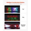 VEVOR Programmable LED Sign, P10 Full Color Flexible Digital Scrolling Panel, DIY Custom Text Pattern GIF Display Board