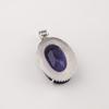 Iolite Gemstone Silver Unique Pendant 1.75" , 925 Sterling Silver Jewelry, Iolite Pendant For Women, Partywear Chain Pendant PP-63-8