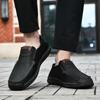 Outdoor Leather Shoes Men Comfortable Handmade Leather Flats Shoes Man Shoes Leisure Fashionable Walking Shoes