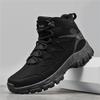 Men High-top Hiking Sneakers Wear-resistant Tactical Boots Non Slip Outdoor Sports Shoes for Trekking Camping Big Size 39-47