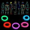 10M/5M/3M/1M Glow EL Wire Cable LED Neon Christmas Dance Party DIY Costumes Clothing Luminous Car Light Decoration Clothes Ball Neon Lights 4