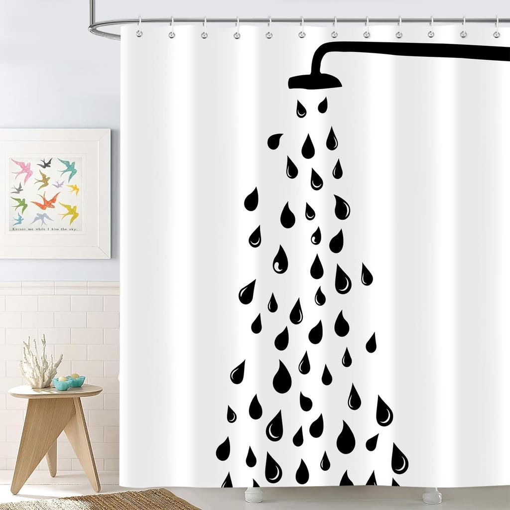 Funny Lovely Dinosaur Elephant Shower Curtain Cute Animal Take Bath Waterproof Fabric Bathroom Curtain with Hooks Home Decor