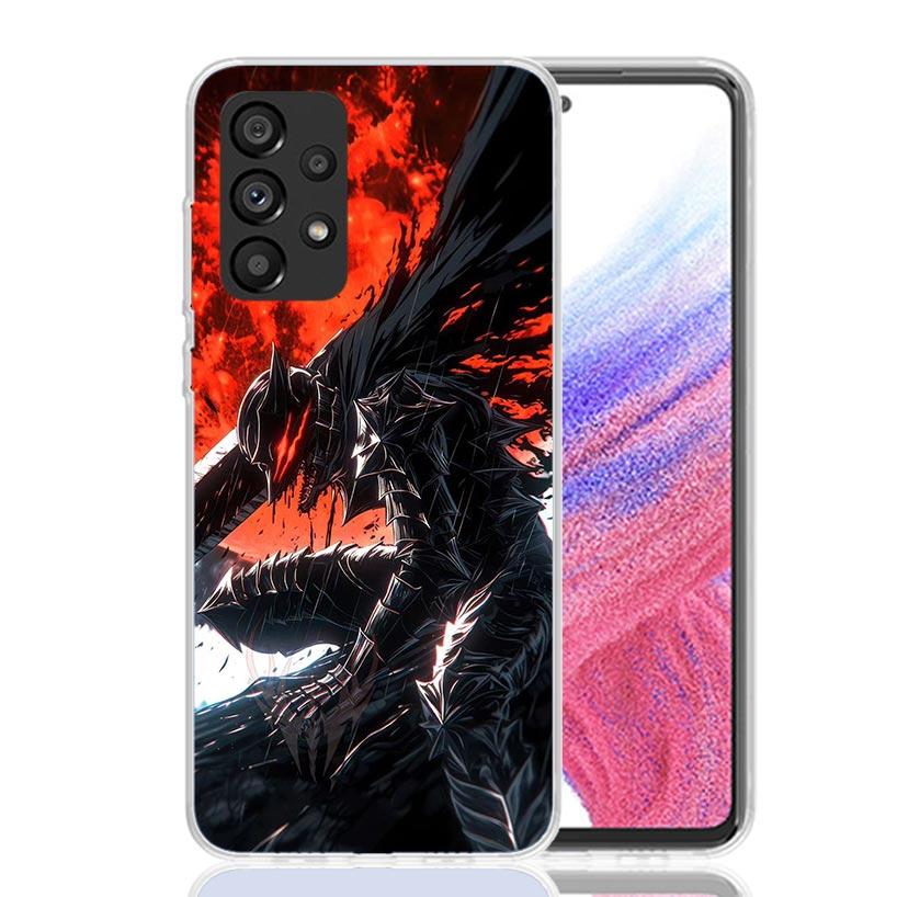 G-Guts B-Berserks Anime Phone Case For Samsung Galaxy A52 A32 A22 A12 A02S A50S A30S A51 A31 AA71 Note 20 Ultra 10 S10 Plus Gala