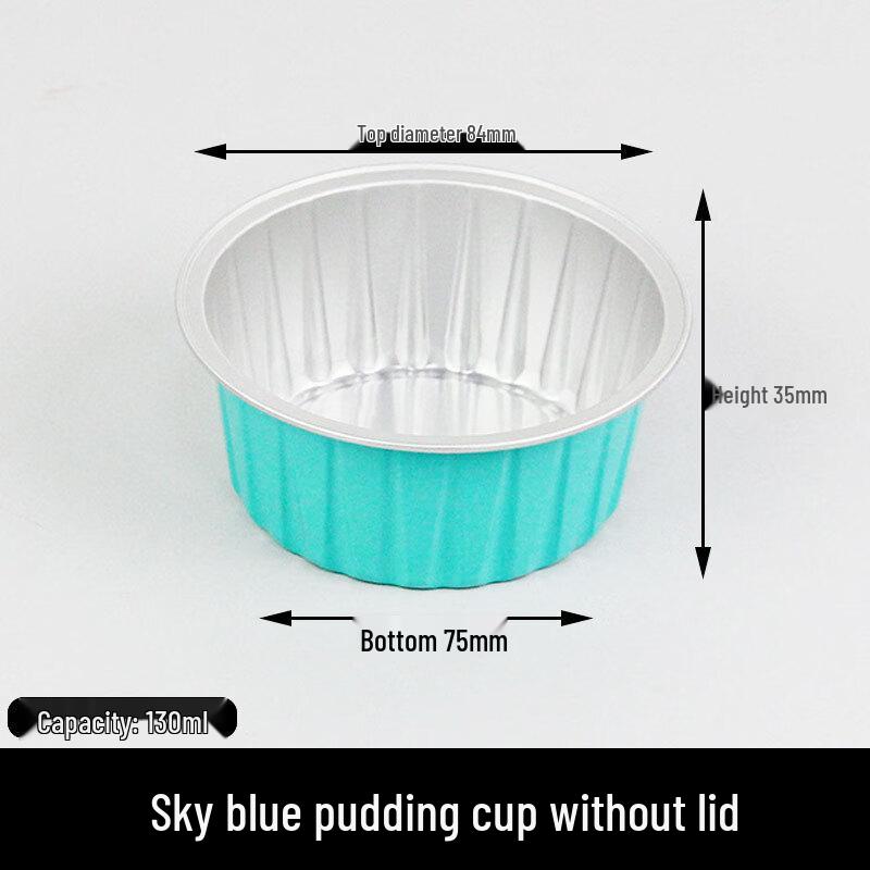 Saikeyou Disposable Aluminum Foil Freezer Bowls & Cups 100 Pcs