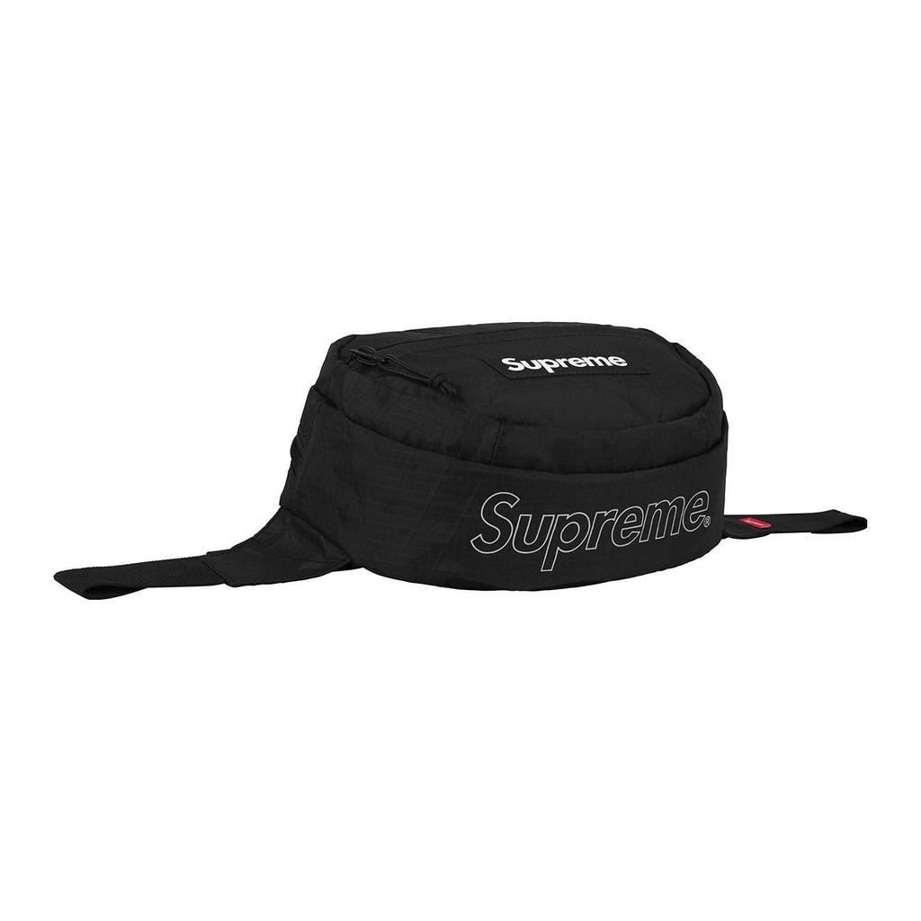Supreme FW18 Fabric Sling Bag, Crossbody Bag, Fanny Pack Regular Unisex Black SUP-FW18-6950
