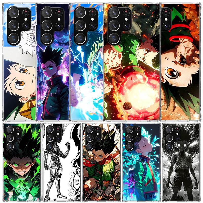 Huner X-Hunters Gon Phone Case For Samsung Galaxy S24 S25 Edge S26 Ultra S22 S23 Plus S21 + S20 FE Soft TPU Back Cover Galaxy S2
