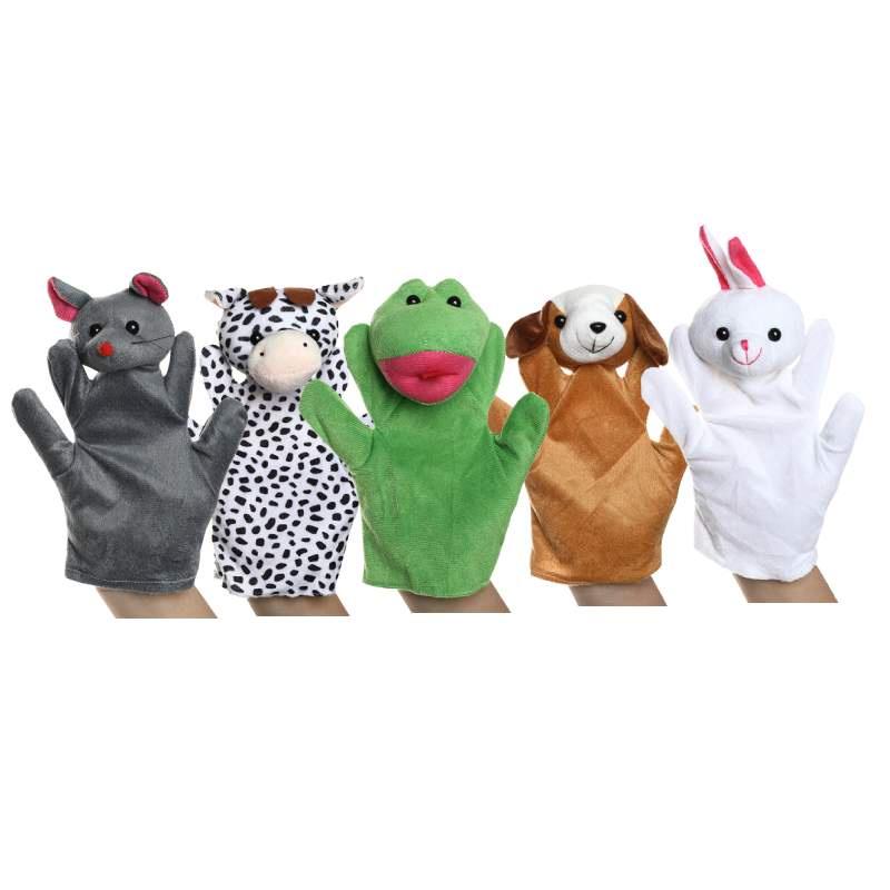 Cute Animal Plush Hand Puppets For Kids Soft And Safe Gift Idea For Play And Decoration 20cm Height