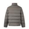 Li Ning China Color Series Solid Color Stand Collar Zipper Long Sleeve Down Jacket Men Outerwear Tree-Gray Brown AYMU353-4
