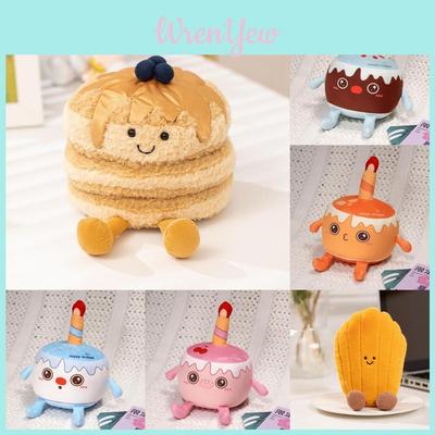 Pancake Chocolate Cake Story Plush Toy Soft Fruit Shaped Gift For Kids And Collectors