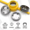 6pcs Plastic Pipe Thread Die Kit PVC Pipe Threader Plumbing Tool