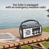 Emergency Hand Crank Radio 20000mAh Portable Weather Radio with Flashlight Reading Lamp SOS Alarm Solar Radio for Emergency/Home