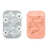 3D corgi dog ice tray Home made ice mold Silicone ice mold with cover Easy demoulding BPA free, suitable for whisky and cocktail