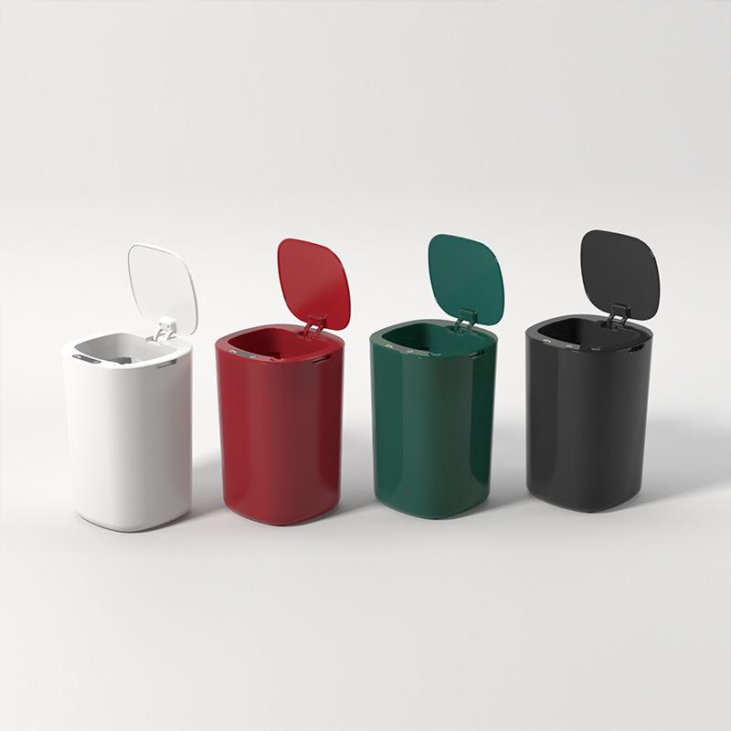 Automatic Sensor Trash Can with Lid - Smart Sorting for Kitchen, Bathroom, and Living Room