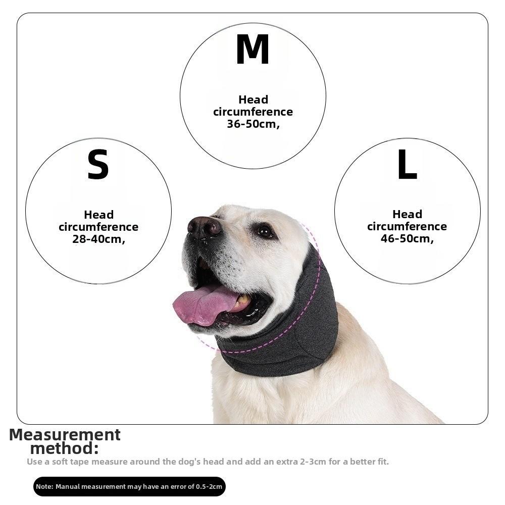 Soundproof Dog Calming Earmuff Adjustable Dog Grooming Ear Muff Soothing Ear Cover  Grooming