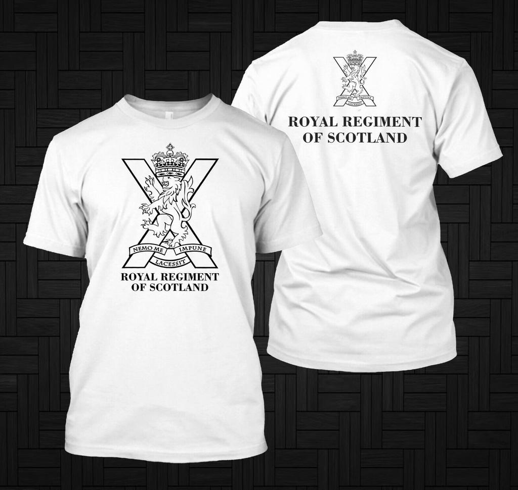 The Royal RegiUnisext of Scotland Scotish British Army Special Force TShirt Short Sleeve Casual Cotton ONeck Summer Tees