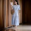 New Arrivals Open Run Women CoTTon T shirT Long Dress sTring Design