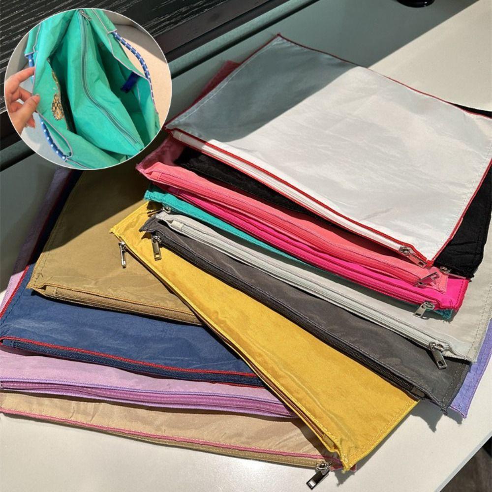 

Portable Bag Organizer with Zipper Storage Bag New Liner Bag for Daily Use зелений