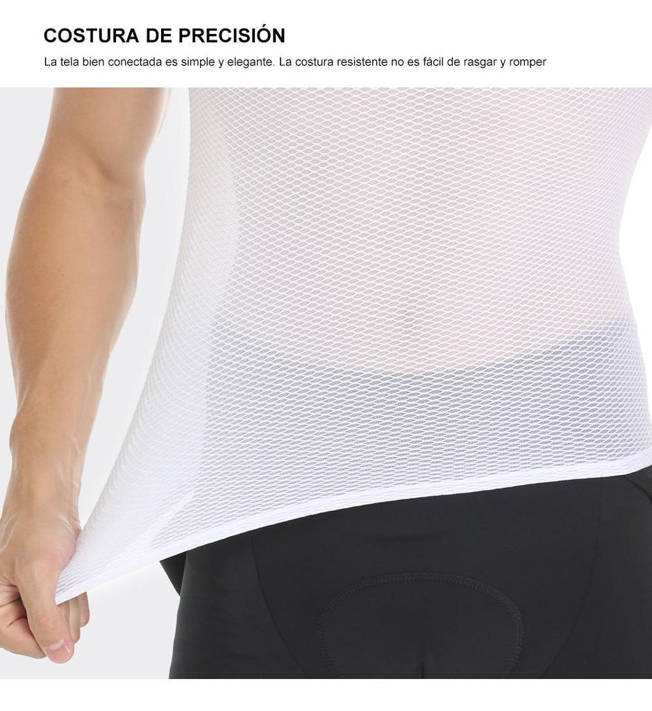 Hiserwa Cycling Sleeveless Base Layer: High-Elasticity, Breathable, Sweat-Wicking Vest
