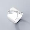 Plum Flower Adjustable Ring For Women Cute Bird Branches Cross Opening Finger Ring Personality Birthday Party Wedding Jewelry