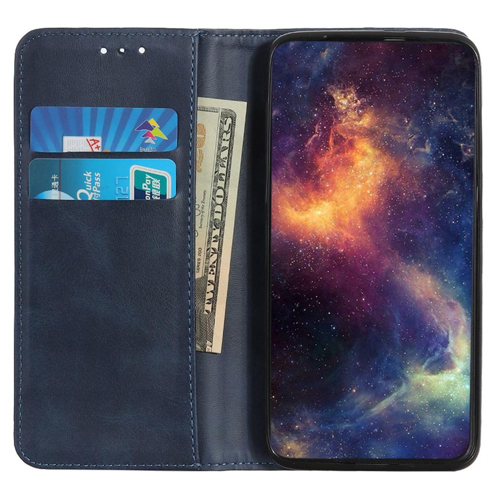 For Sony Xperia 10 VI Protective Case Split Leather Magnetic Closing Wallet Phone Shell