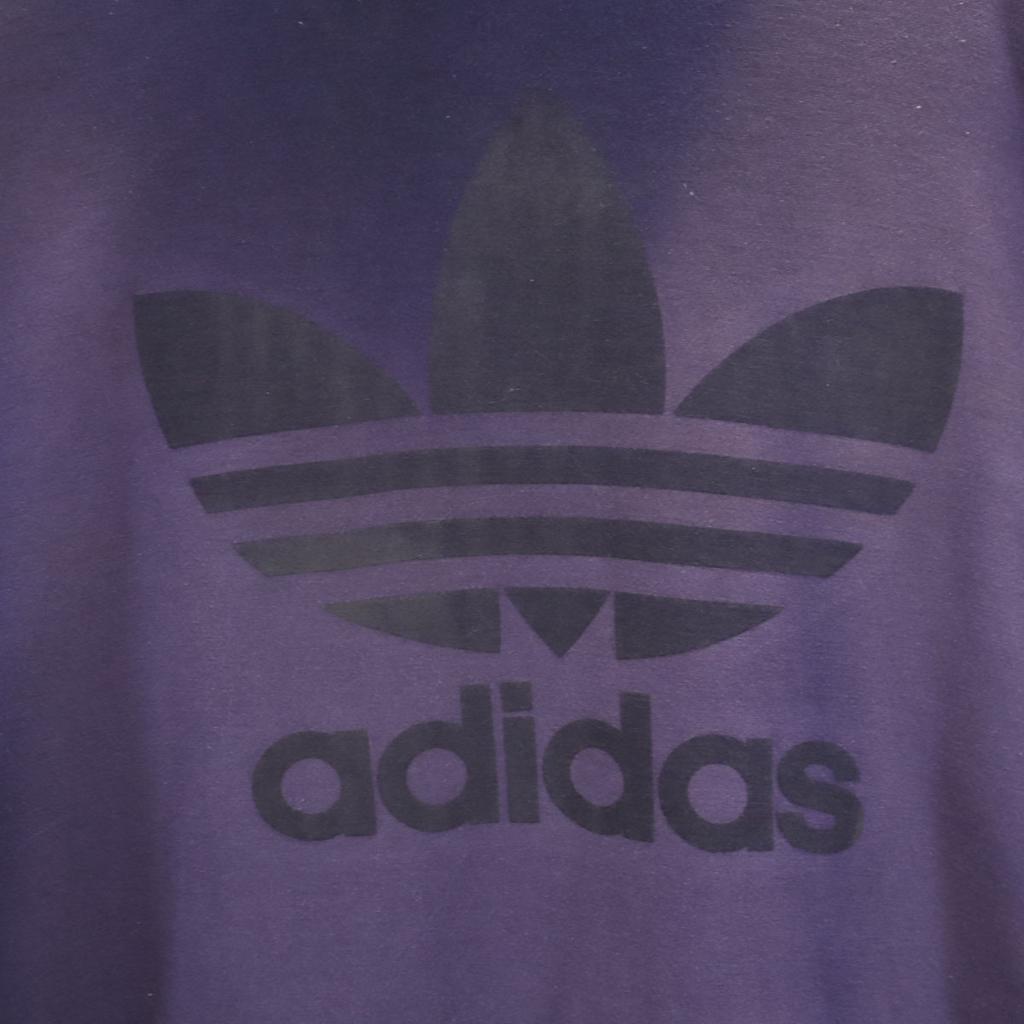 Adidas 80s Vintage Descente Trefoil Logo Long Sleeve Freeze Zip Hoodie O Men's Used