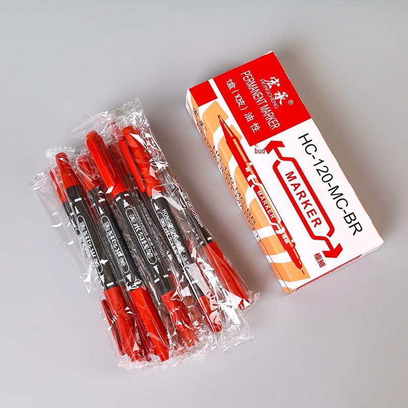 Double-Ended Oil-Based Marker for Kids - Quick-Dry, Non-Erasable Drawing Pen