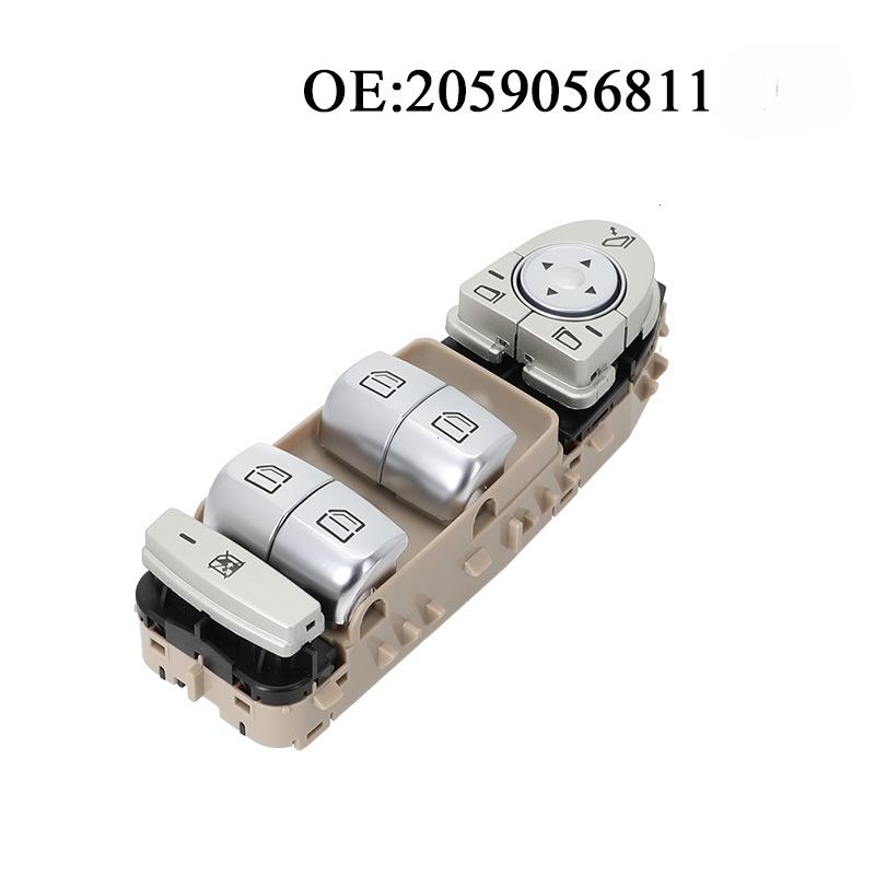 

2059056811 Главный выключатель электростеклоподъемника для Mercedes-Benz W205 W253 W213 W222 CE Class 4 Door Saloon бежевый