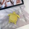 Genuine Leather Mini Earphone Pouch Turtle Keychain Coin Purse Daily Use Unisex Street Style