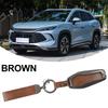 Sophisticated Design Zinc Alloy And Leather Car Key Cover for BYD For Tang