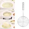 1pc Kitchen Tools Oil Pot Strainer Ladle Skimmer Oval Fine Mesh Stainless Steel for Food Kitchen Accessories French Fries Filter