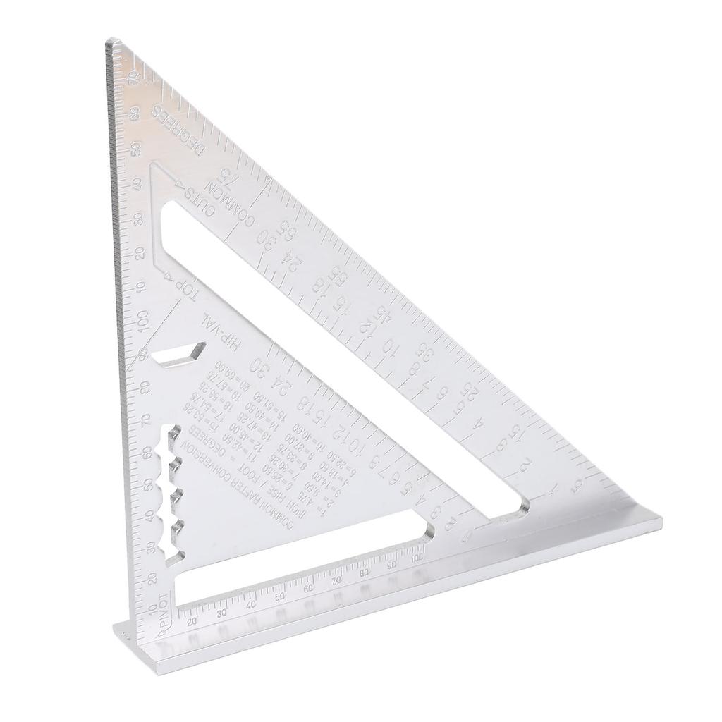 Carpentry   Ruler Aluminum Alloy with   and   Scales   Ruler Protractor for Engineer Carpenter