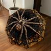 1PC spider web mandala Umbrella-9-Rib Reinforced, Automatic Open, Lightweight & Durable, Cute Fashion Accessory for Outdoor-P0702
